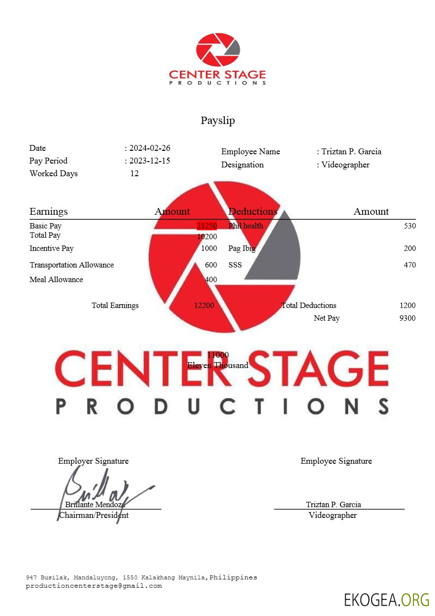 Modèle de fiche de paie de Center Stage Productions aux formats Word et PDF.pdf, 3